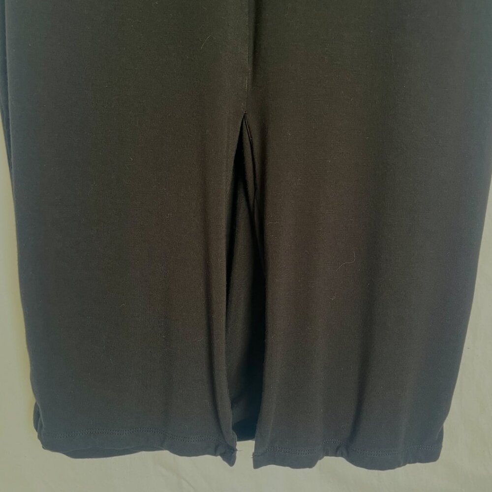 Good American Black Cap Shoulder Midi Dress - Picture 4 of 4